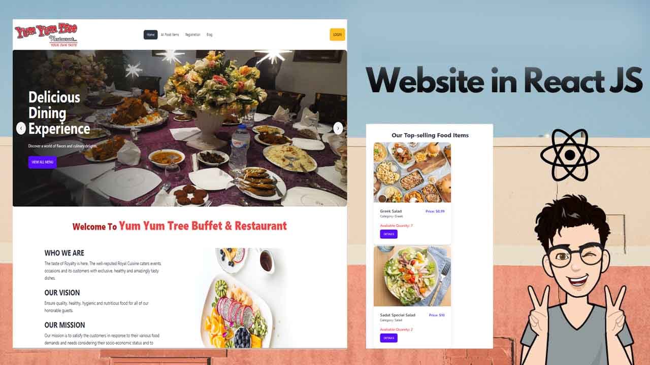 Restrurant Buffet Website